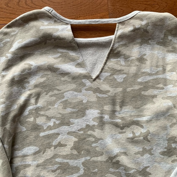 ❤️GAP PULLOVER SWEATSHIRT DRESS/TUNIC TOP-CAMO-M❤️ - Picture 7 of 11